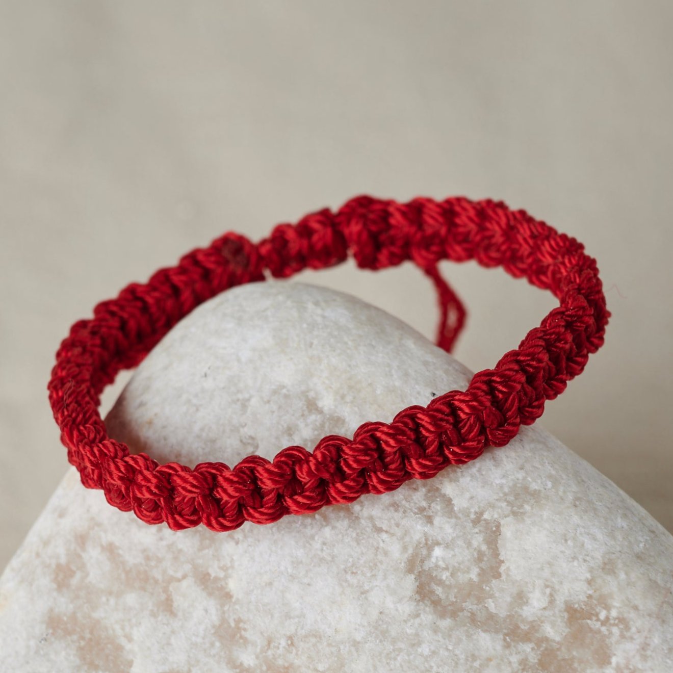 Woven Bracelet | Red