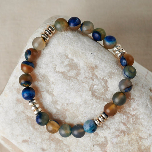 Blue Beads Bracelet