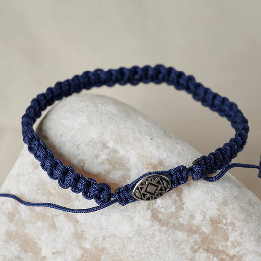 Woven Bracelet | Navy Blue