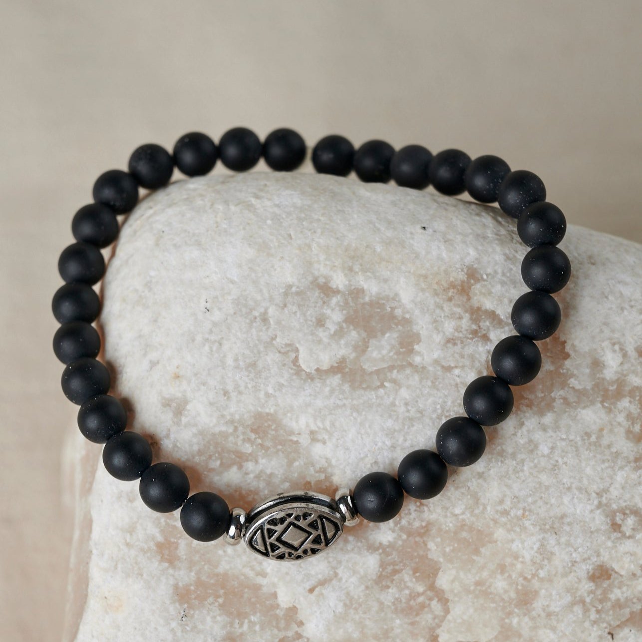 Black Onix Beads Bracelet