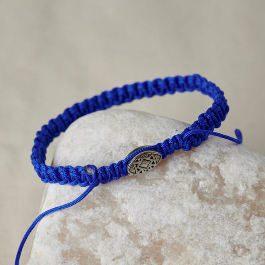 Pulsera tejida para hombre