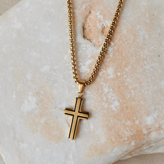 Cross Pendant | 18k Gold Plated