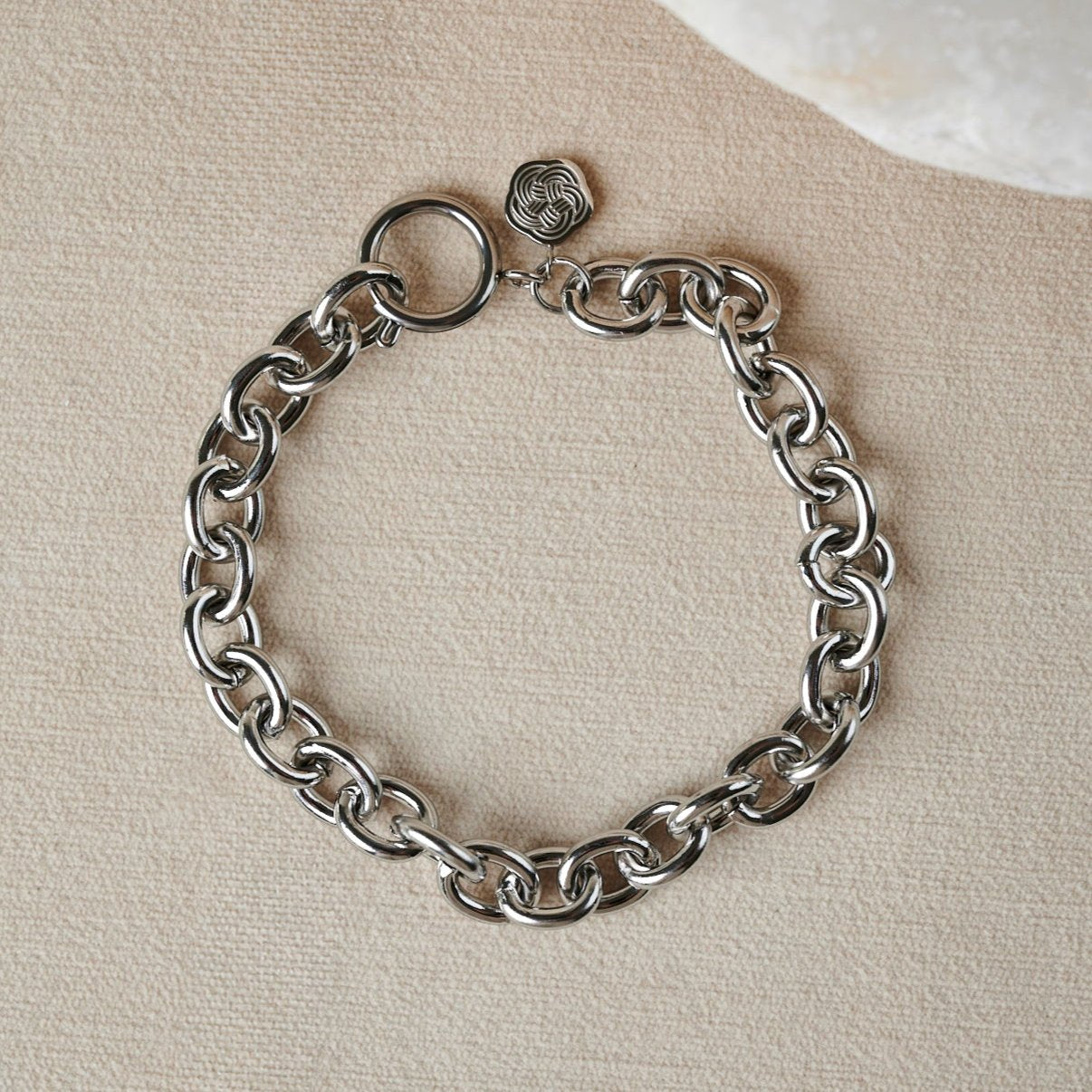 Cable Chain Bracelet | Silver