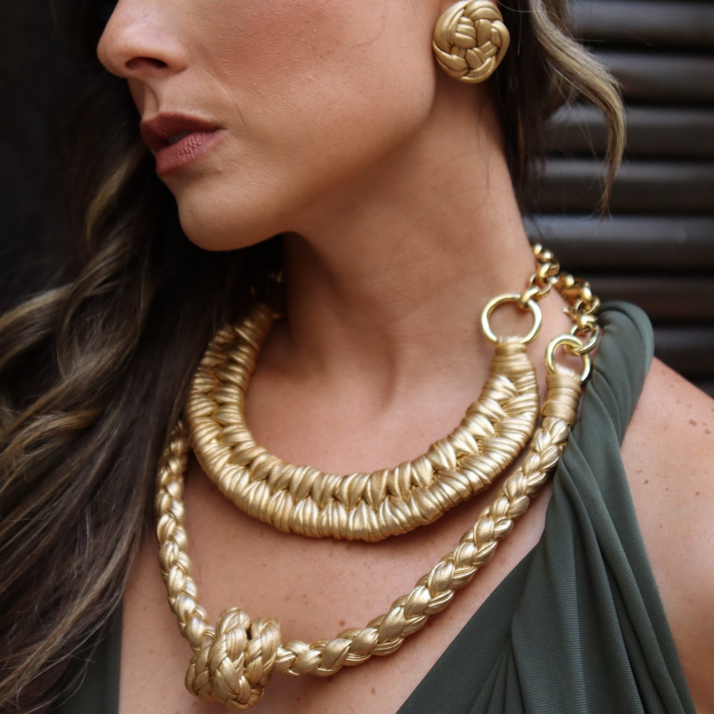 Maxine Statement Necklace | Gold