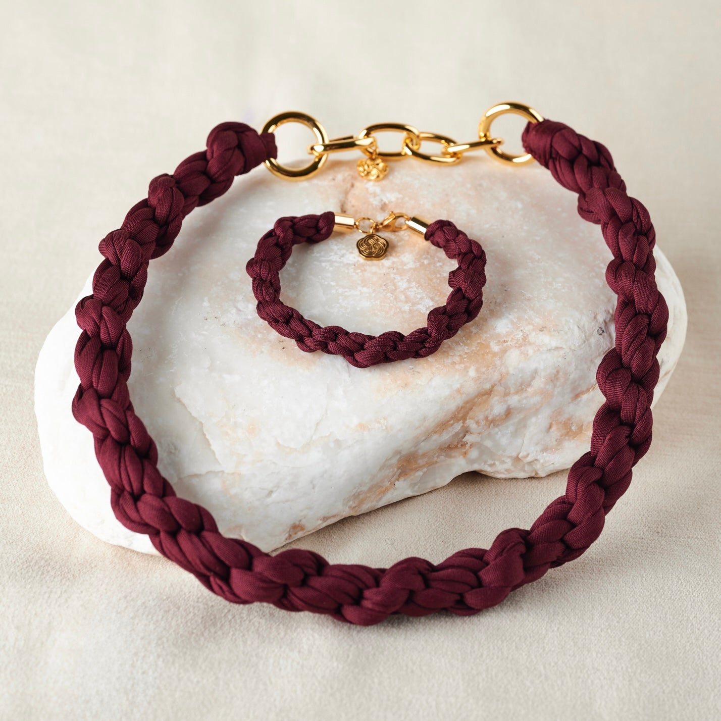 Margo Statement Necklace | Wine