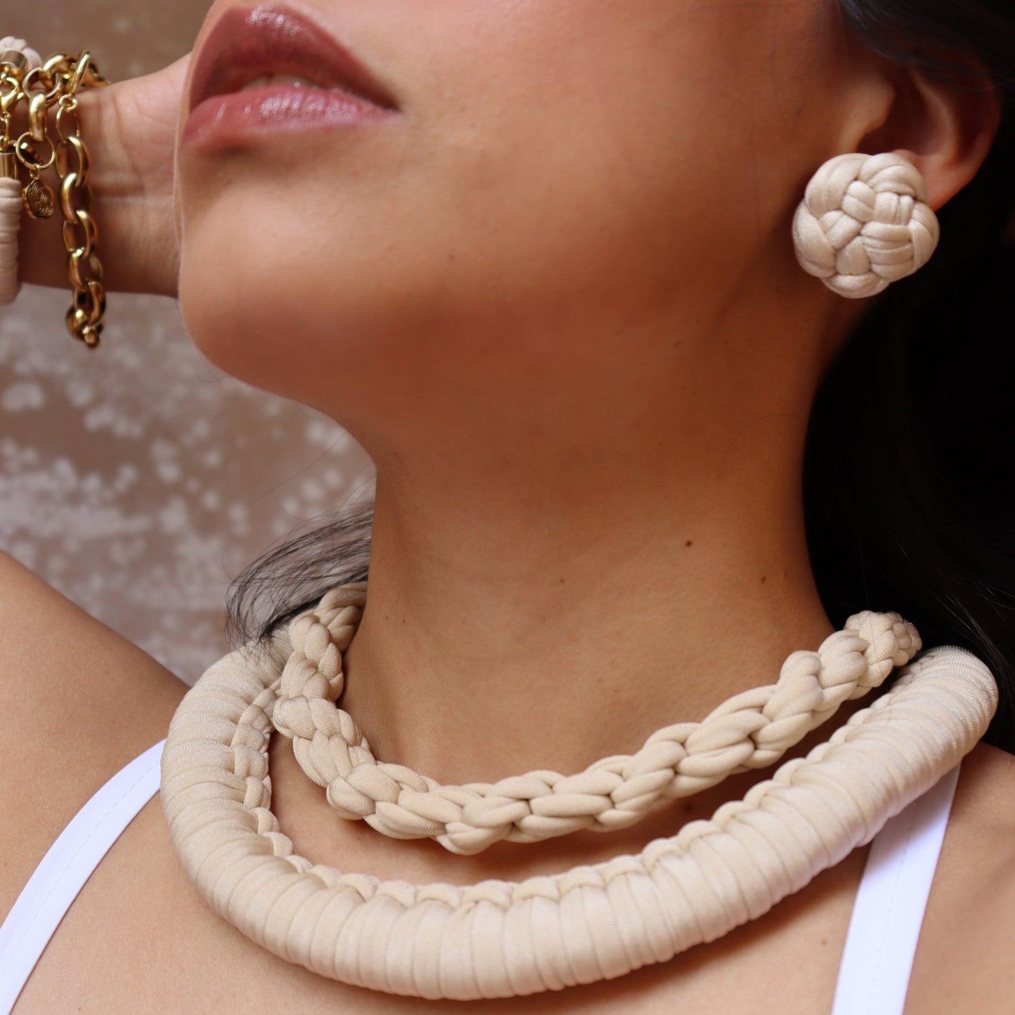 Margo Statement Necklace | Ivory