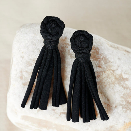 Candy Statement Earrings | Black