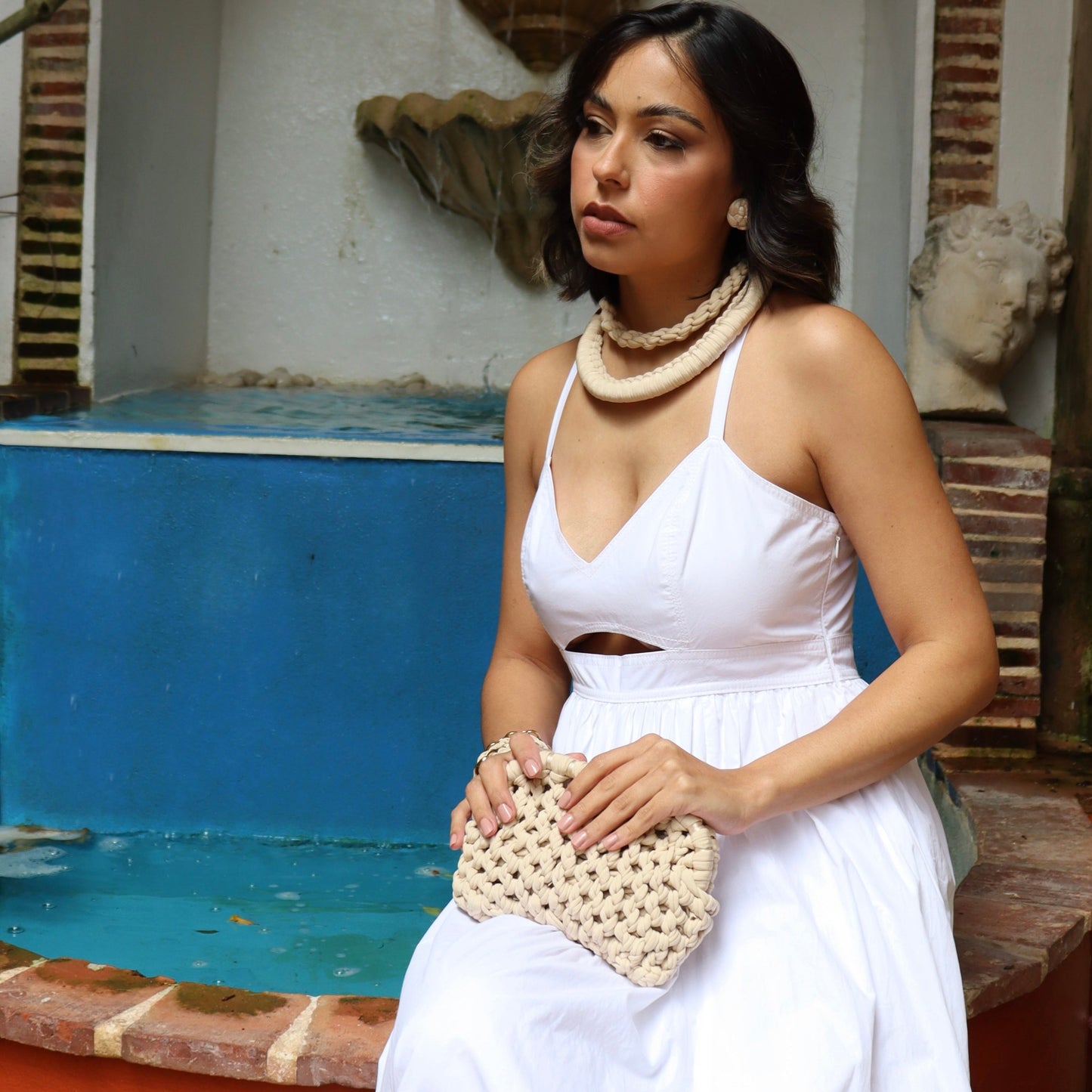 Margo Statement Necklace | Ivory