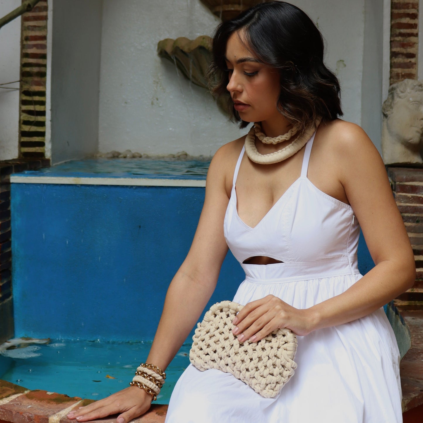 Cindy Clutch | Ivory