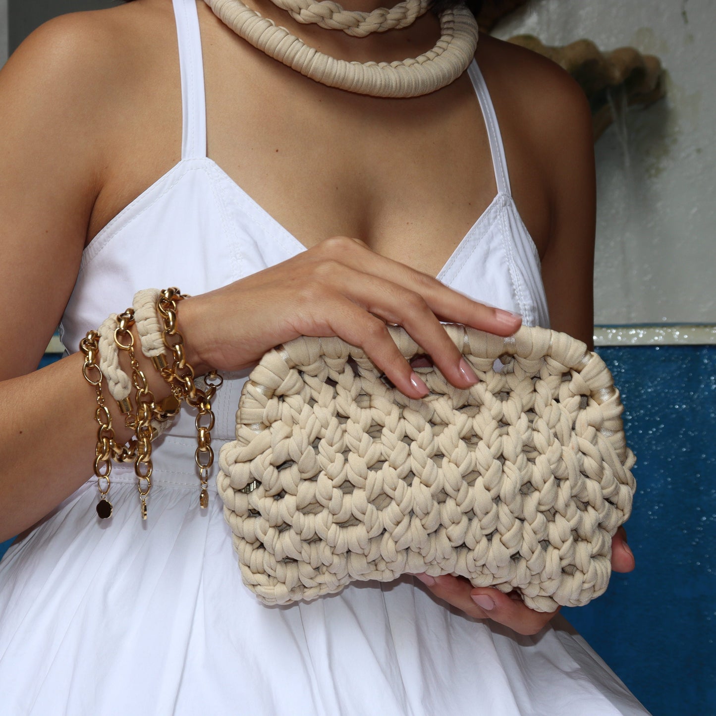 Cindy Clutch | Ivory