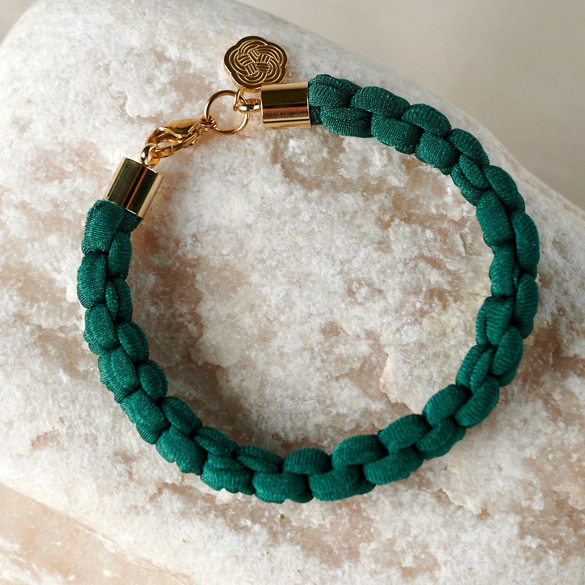 Antonia Bold Bracelet | Forest Green