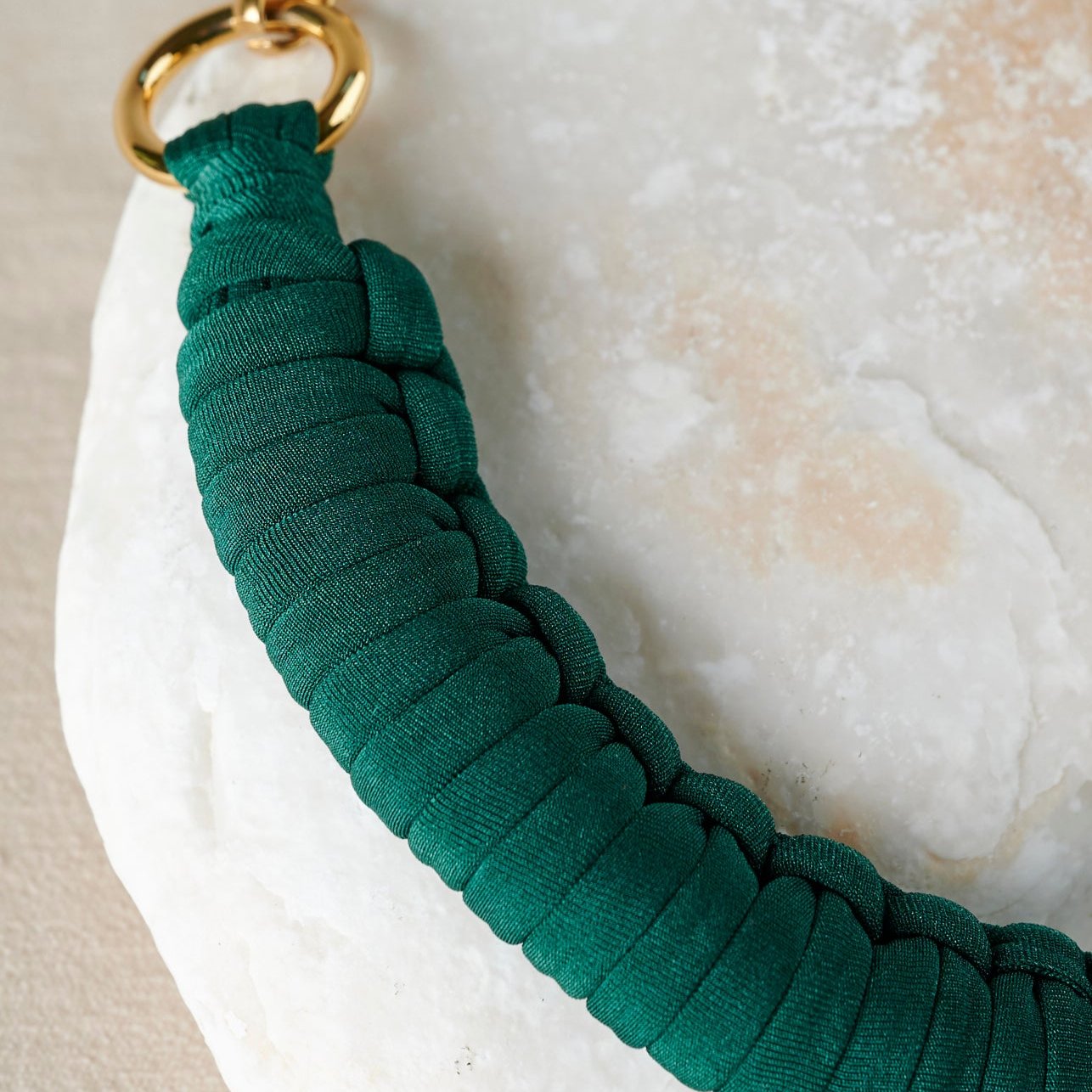 Antonia Statement Necklace | Forest Green