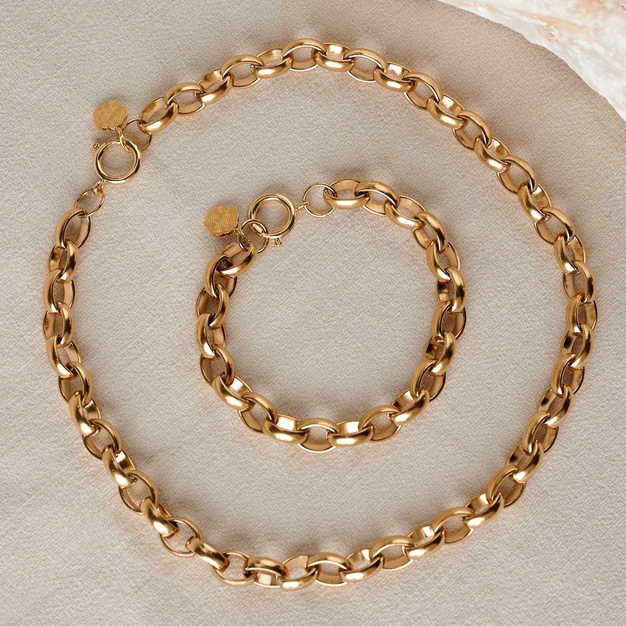 Rolo Chain Bold Bracelet | Gold