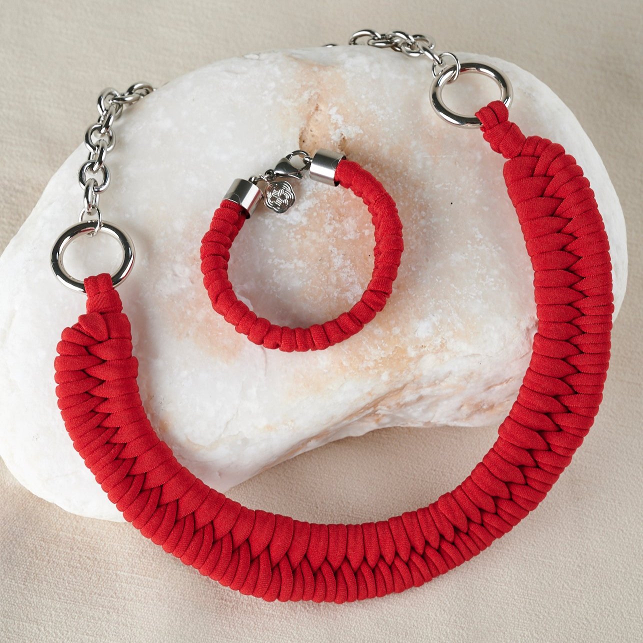 Maxine Bold Bracelet | Red