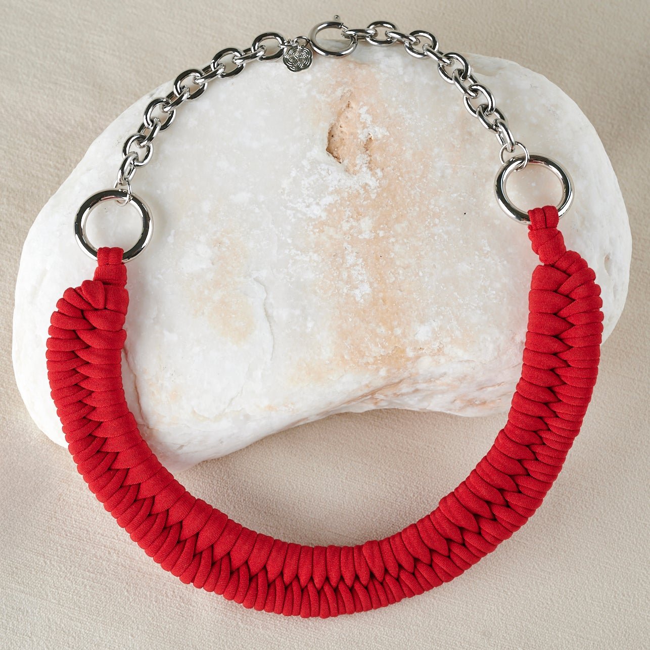 Maxine Statement Necklace | Red