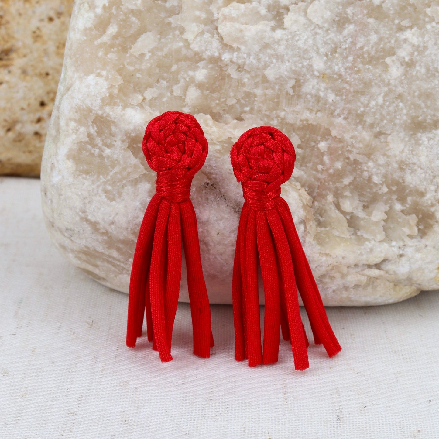 Mini Candy Earrings | Red