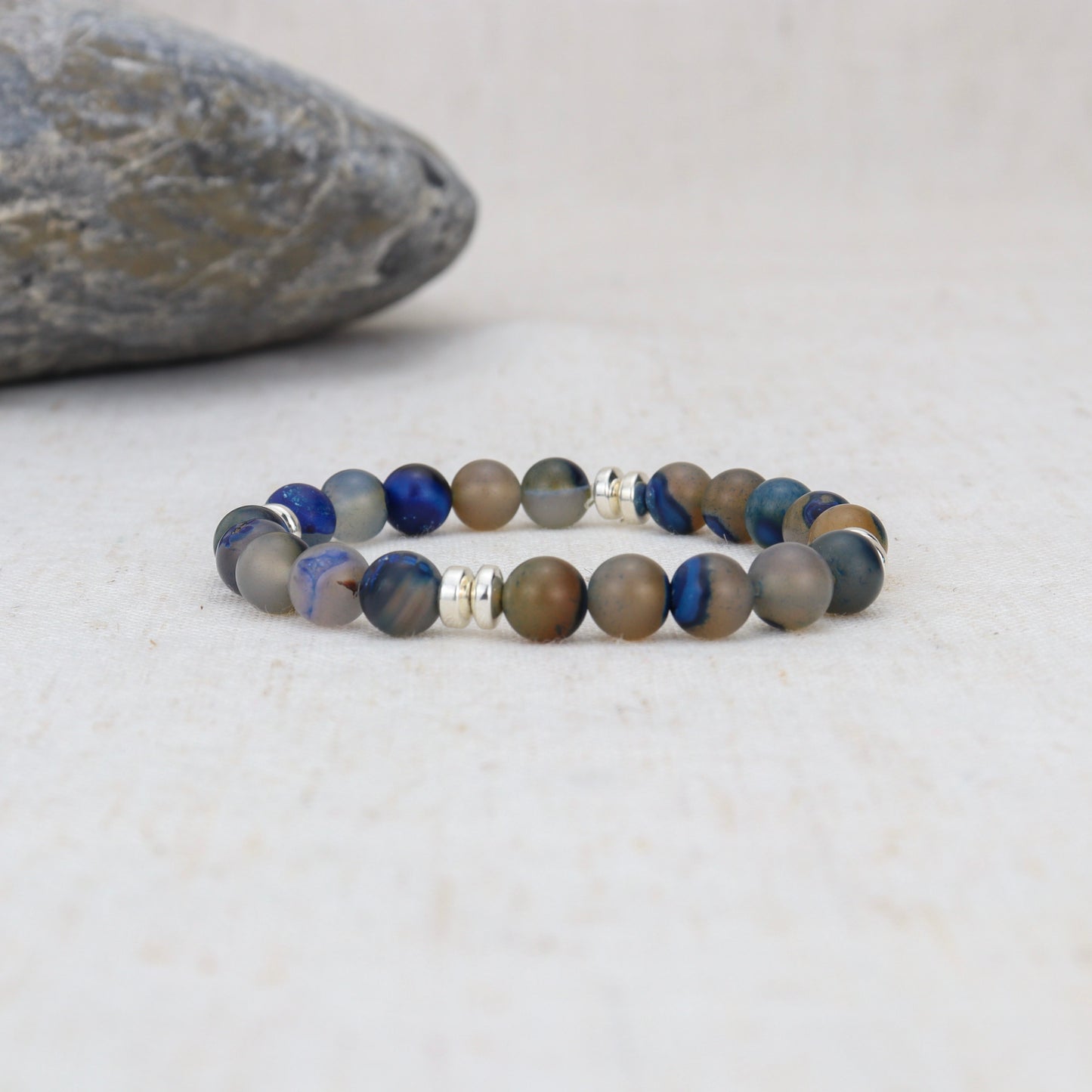 Blue Beads Bracelet