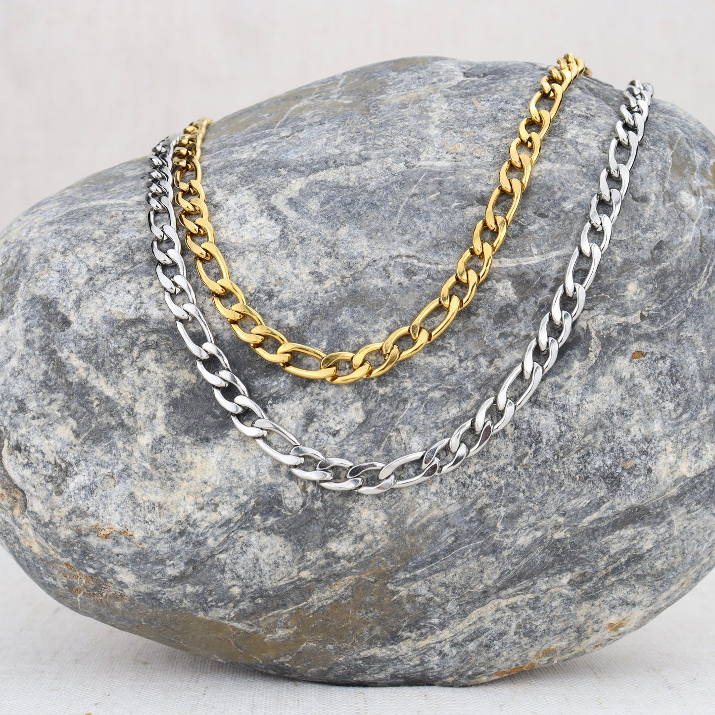 Figaro Chain Necklace | 18k Gold Plated