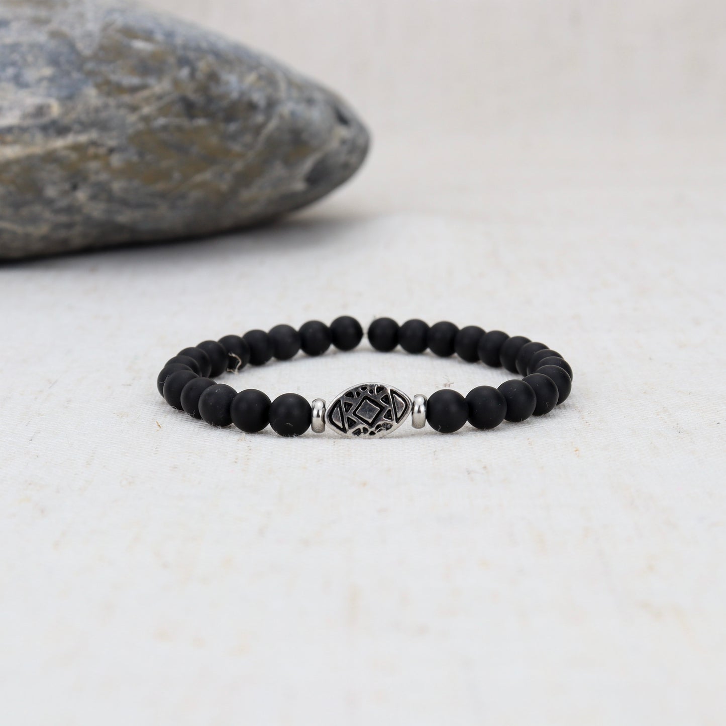 Black Onix Beads Bracelet